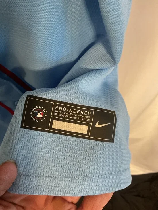 Nike St. Louis Cardinals Arenado #28 Jersey Women’s Large Blue MLB Button Front - Picture 5 of 5